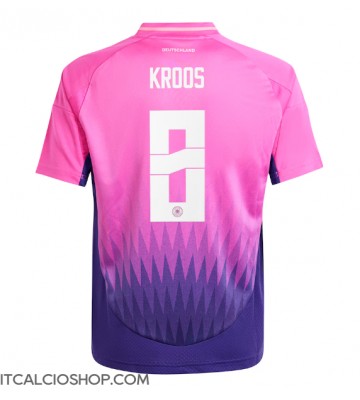Germania Toni Kroos #8 Seconda Maglia Europei 2024 Manica Corta